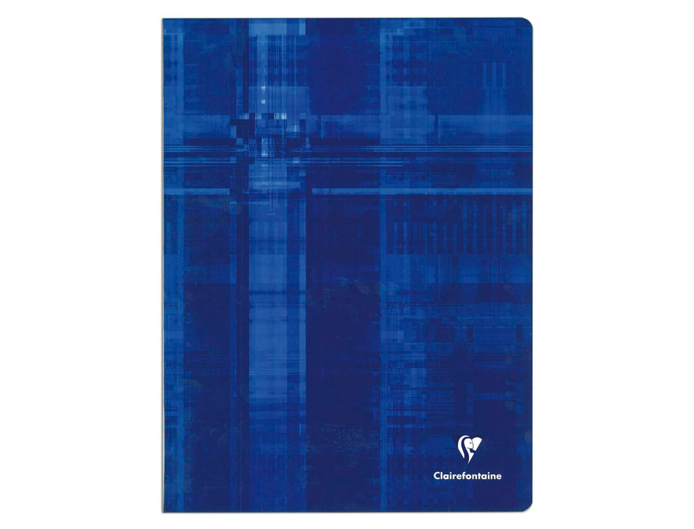 CLAIREFONTAINE - Libreta 240x320 mm 48 hojas 90 gr milimetrado frances seyes tapa carton plastificada (Ref. 63361C)