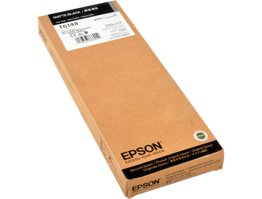 EPSON - Ink-jet gf stylus photo 4450/4400/4880/4800 negro mate alta capacidad (Ref. C13T614800)