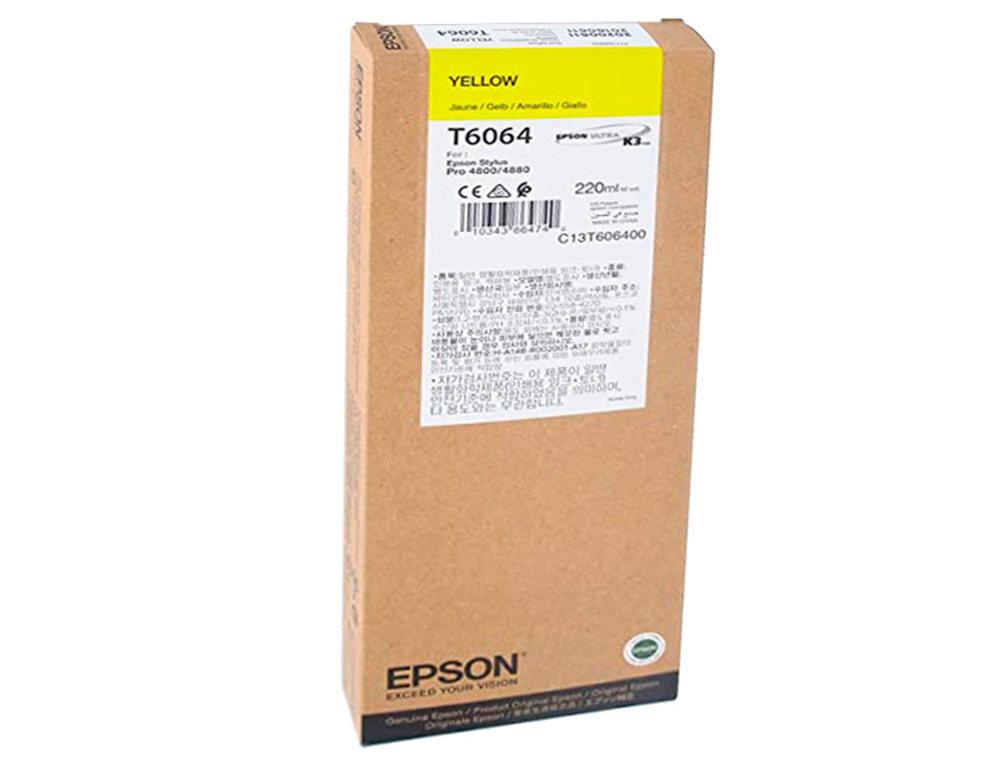 EPSON - Ink-jet gf stylus pro 4880/4800 amarillo (Ref. C13T606400)