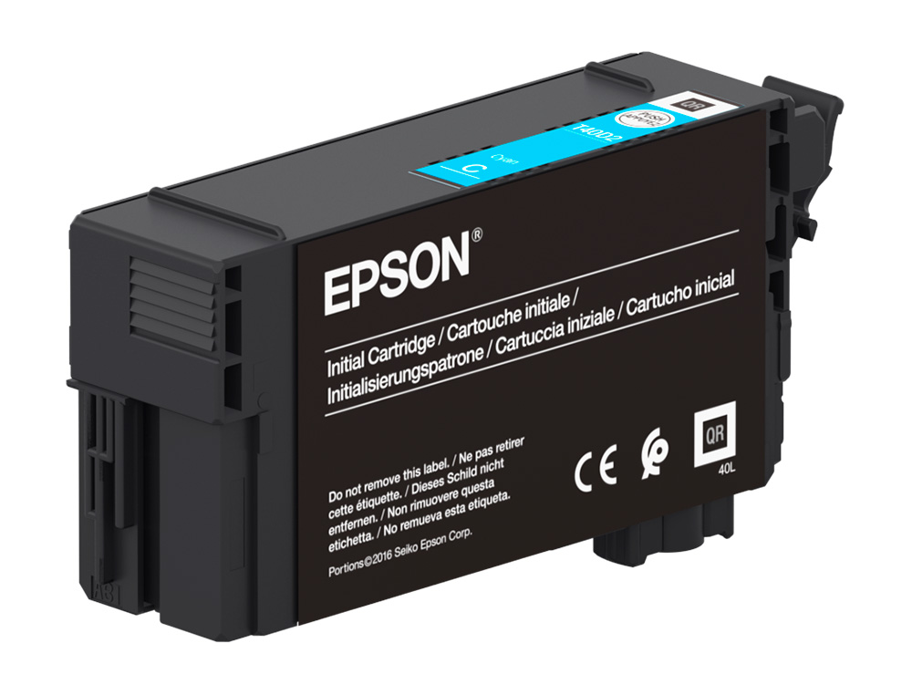 EPSON - Ink-jet ultrachrome xd2 cian t40d240 sc-t3100 / sc-t5100 50 ml (Ref. C13T40D240)