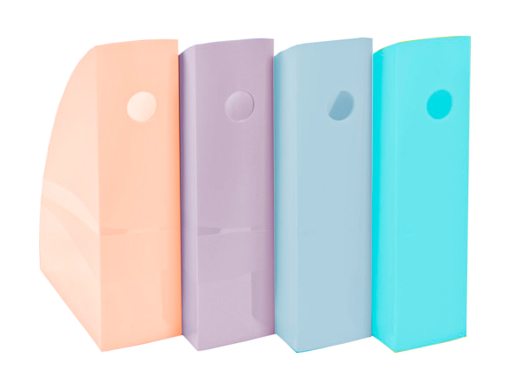 EXACOMPTA - Revistero aquarel mag-cube set de 4 unidades colores pastel 266x328x305 mm (Ref. 18296SETD)