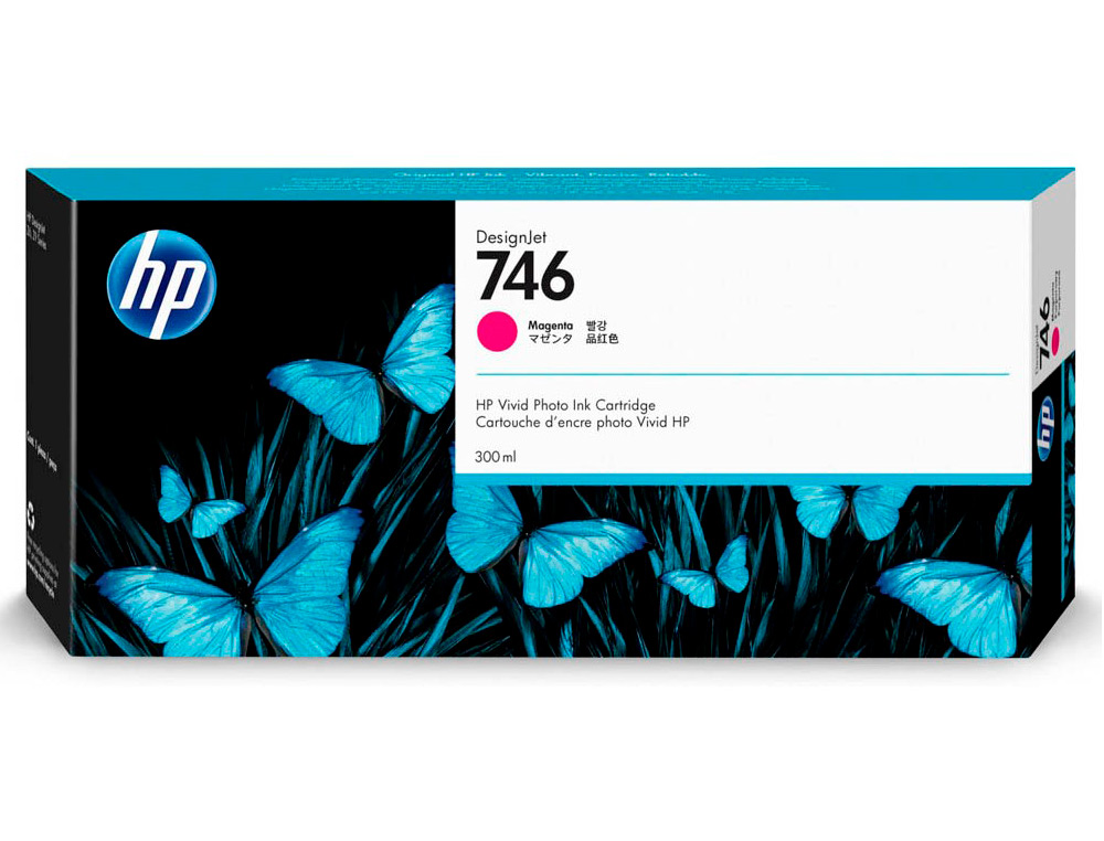 HP - Ink-jet n 746 300-ml magenta /dnj z6/1000 paginas (Ref. P2V78A)