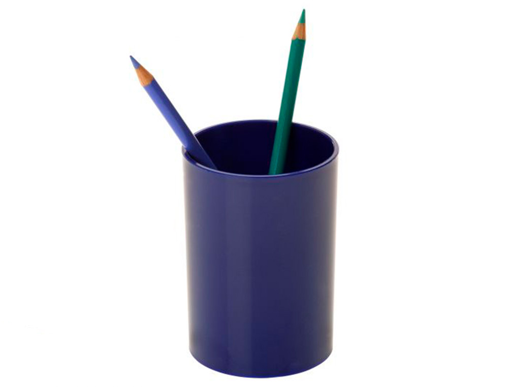 ARCHIVO 2000 - Cubilete portalapices antimicrobiano sanitized redondo azul diametro 75 mm altura 105 mm (Ref. 771AM AZ)