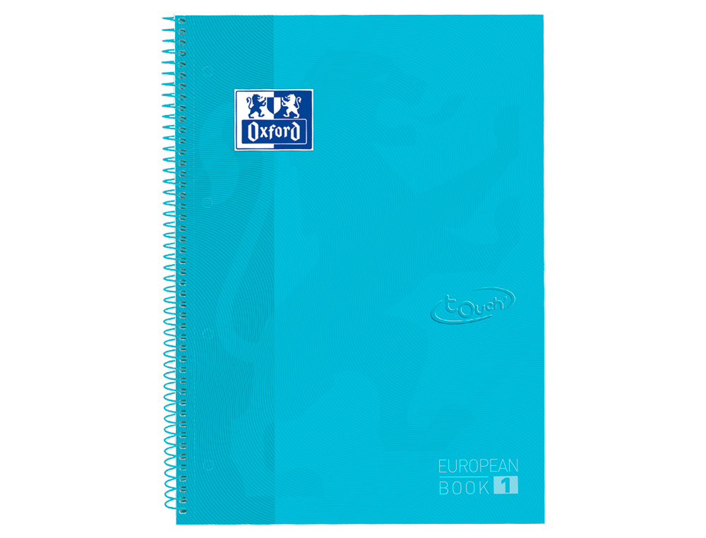 OXFORD - Cuaderno espiral ebook 1 tapaextradura din a4+ 80 hojas cuadro 5 mm con margen bebe touch (Ref. 400107010)