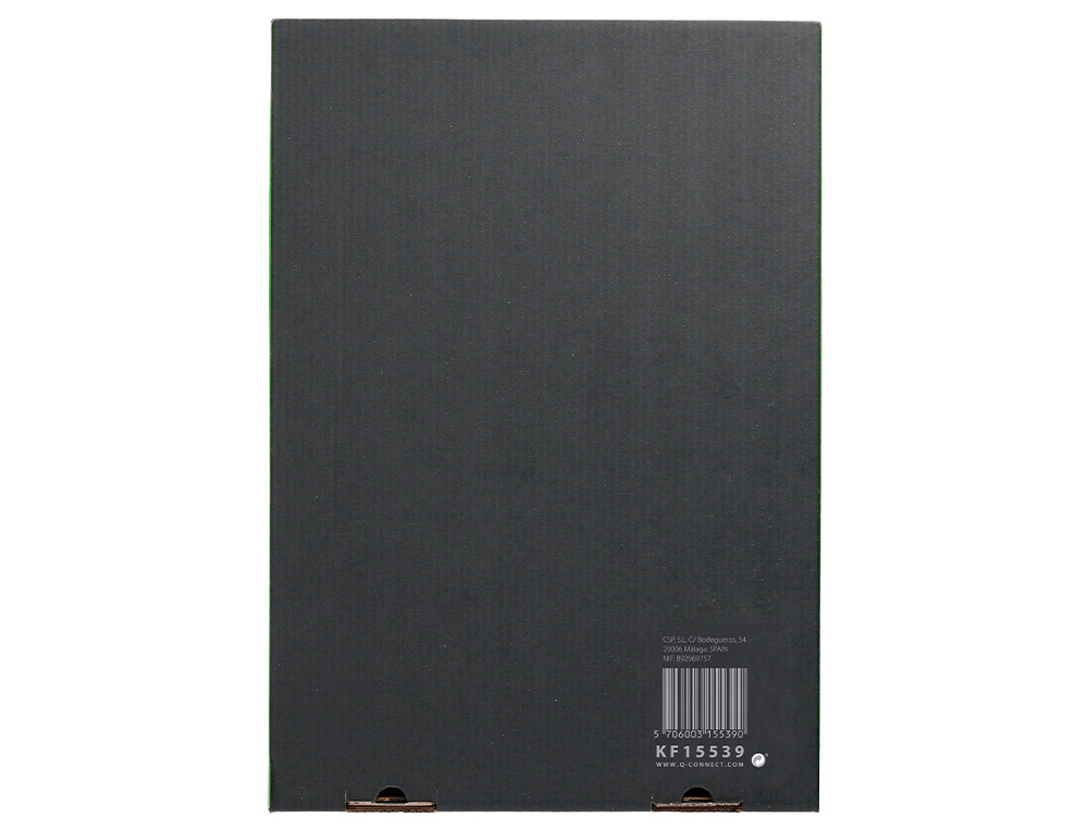 Q-CONNECT - Funda multitaladro folio 80 mc cristal caja de 1400 unidades (Ref. KF15539)