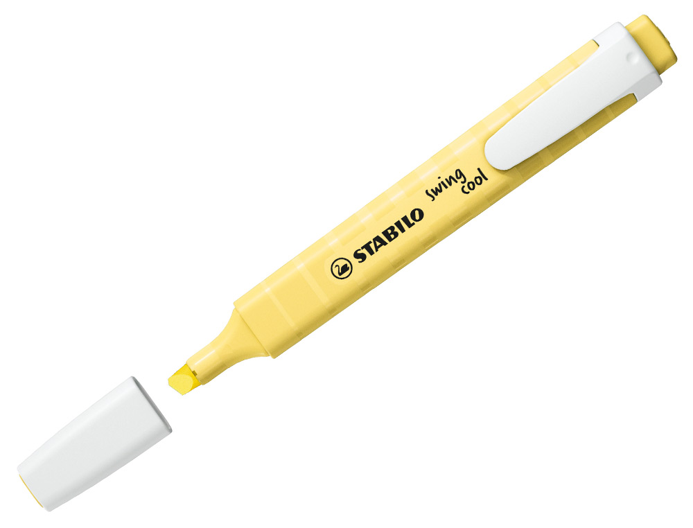 STABILO - Rotulador fluorescente swing cool pastel amarillo cremoso (Ref. 275/144-8)