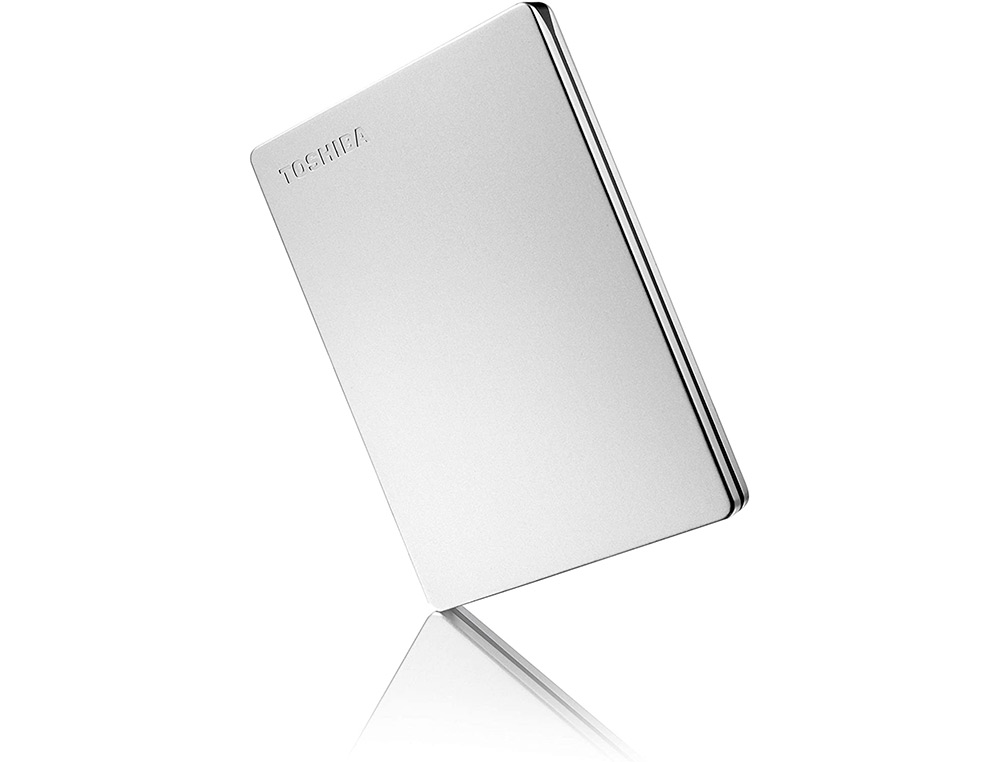 TOSHIBA - Disco duro externo canvio slim hdd 2,50\&quot; 5.000 mbit/s usb 3.0 2 tb color blanco (Ref. HDTD320ES3EA) (Canon L.P.I. 6,45€ Incluido)