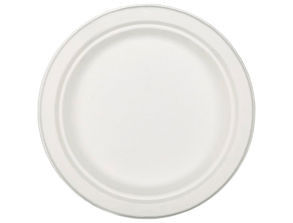 NUPIK - NUP Pack 50 Platos Fibra Blanca17CM (Ref.3373)