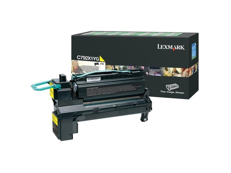 LEXMARK - Toner Laser ORIGINALES Amarillo (Ref.C792X1YG)