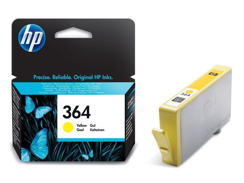 HP ( HEWLETT PACKARD ) - Cartuchos ORIGINALES Inyección De Tinta 364 Amarillo (Ref.CB320EE#ABE)