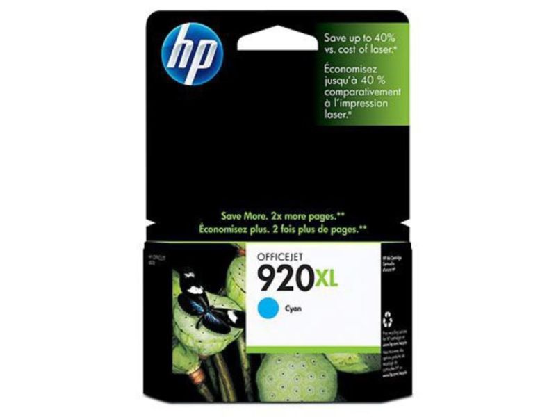 HP ( HEWLETT PACKARD ) - Cartuchos ORIGINALES Inyección De Tinta 920 xl Cyan (Ref.CD972AE#BGY)