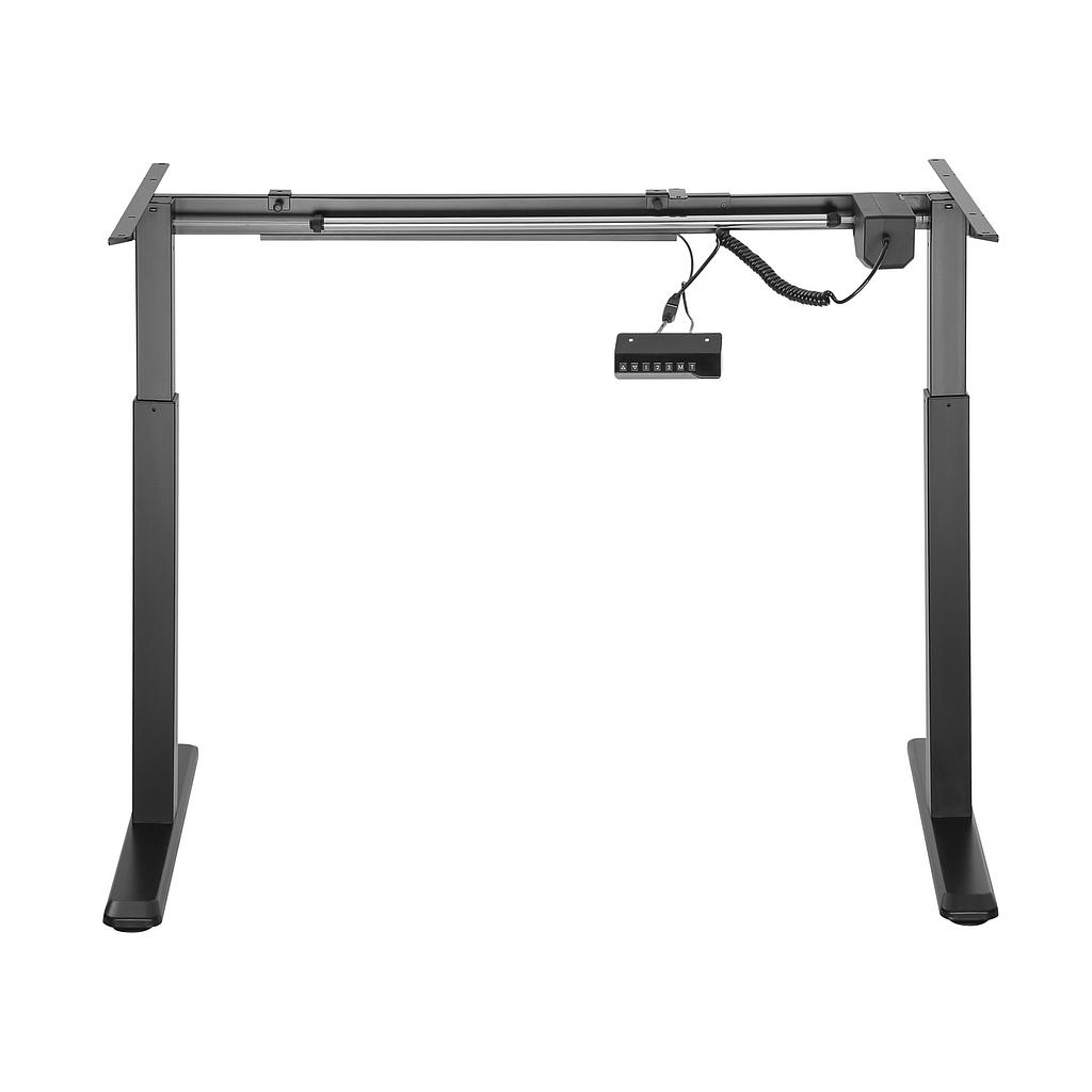 AISENS - BASTIDOR DE ESCRITORIO MOTORIZADO, ALTURA AJUSTABLE CON PANEL DE CONTROL, 80KG, NEGRO (Ref.DF01B-079)