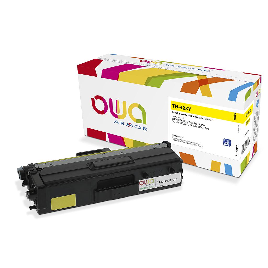 ARMOR - OWA Laser para BROTHER TN423Y Toner kit Yellow (Ref.K18064OW)