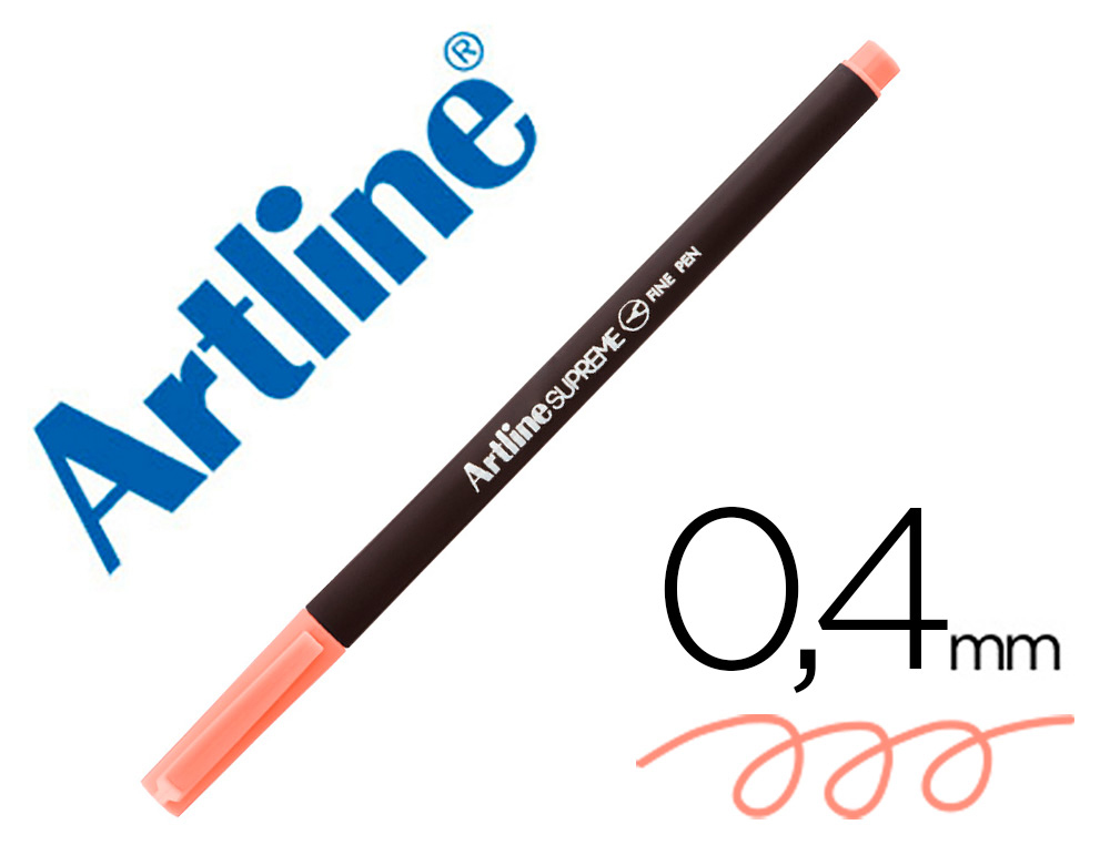 ARTLINE - ROTULADOR SUPREME EPFS200 FINE LINER PUNTA DE FIBRA ALBARICOQUE 0,4 MM (Ref.EPFS200 ALB)