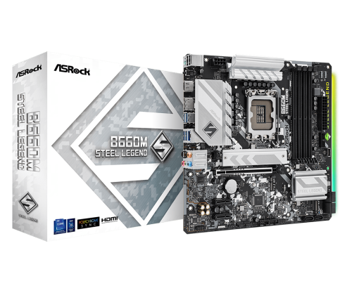 ASROCK - B660M Steel Legend LGA 1700 (Ref.90-MXBH30-A0UAYZ)