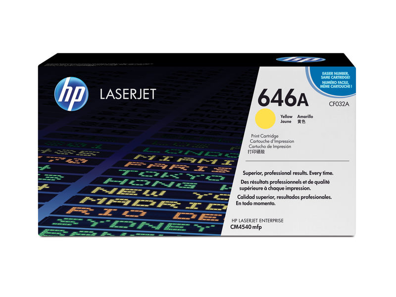 HP ( HEWLETT PACKARD ) - Toner Laser ORIGINALES 646X Amarillo (Ref.CF032A)