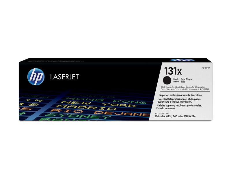 HP ( HEWLETT PACKARD ) - Toner Laser ORIGINALES 131X Negro 2.400pg (Ref.CF210X)