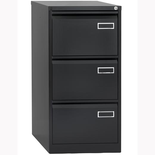 BISLEY - ARCHIVADOR METALICO 3 CAJONES ARCHIVO CARPETAS COLGANTES A4/FOLIO+ FONDO 62CM ANTRACITA (Ref.PSF3-AV1)