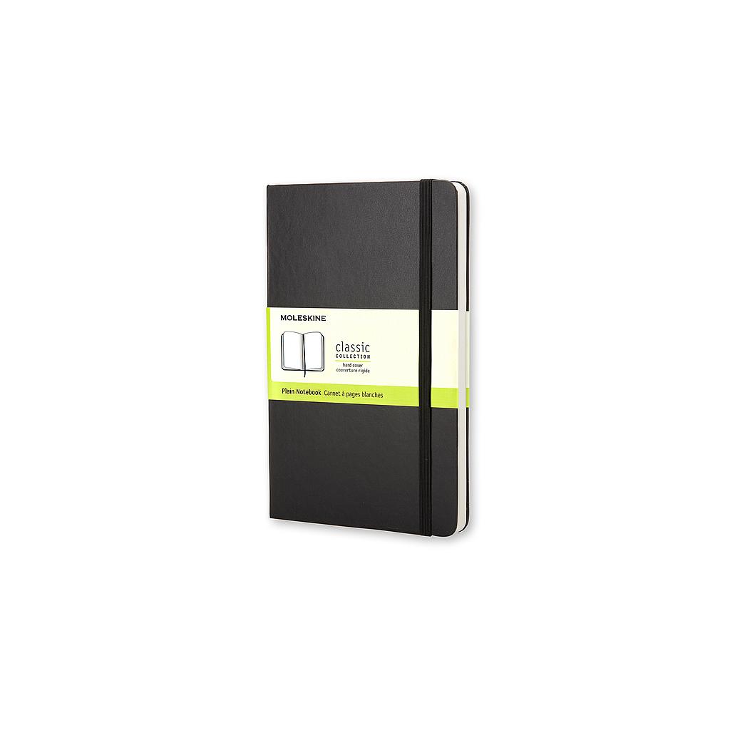 MOLESKINE - Cuaderno CLASSIC RAYADO LISO.TAPA DURA NEGRA.GRANDE, 13X21CM. (Ref.QP062)