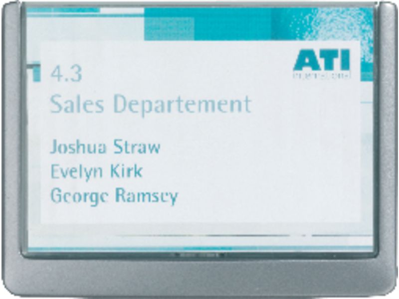 DURABLE - Identificadores Click Sign para puertas 149x105,5 mm plástico (Ref.4861-37)