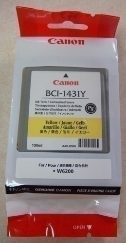 CANON - CART.IJ. AMARILLO BCI-1431Y BJ-W 6200/6400 (8972A001AA) (Ref.BCI1431Y)