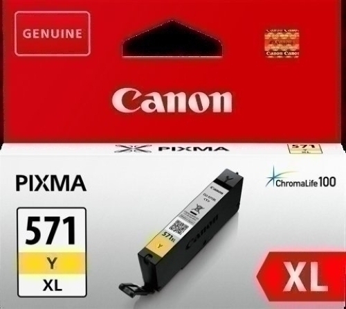 CANON - CARTUCHO INKJET CLI-571YXL PIXMA MG5751/MG5752/MG5753/MG6851/MG6852/MG6853/MG7750/MG7751/MG7752/MG7753 AMARILLO (0334C004) (Ref.CLI571YXL)