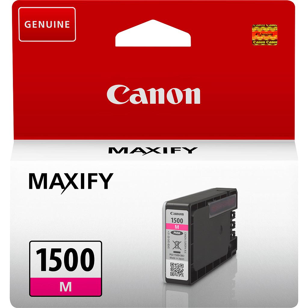 CANON - CARTUCHO TINTA PGI-1500C MAGENTA (Ref.9230B001)