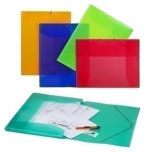 CARCHIVO - CARPETA de DIBUJO PP TRANS. GOMAS y SOLAPAS A3 VERDE (Ref.2034K54)