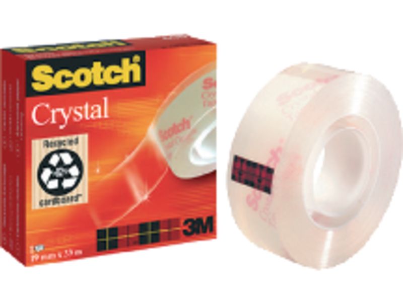 SCOTCH - Cinta Adhesiva 19mmX66 m Se corta facilmente No amarillea FT510030602 (Ref.70005242485)