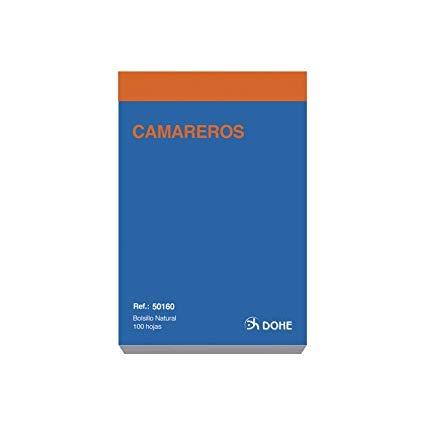 DOHE - TALONARIO CAMAREROS BOLSILLO NATURAL SENCILLO -10U- (Ref.50160)