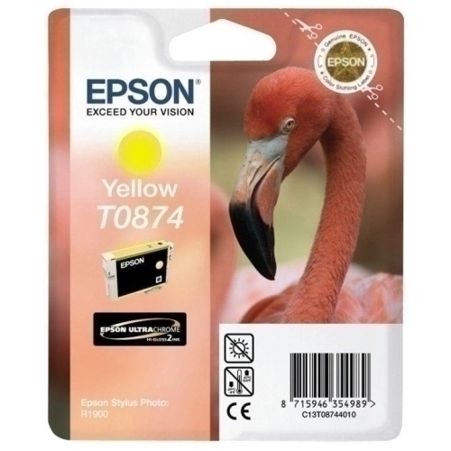 EPSON - CARTUCHO INKJET STYLUS PHOTO R1900 AMARILLO (Ref.T087440)