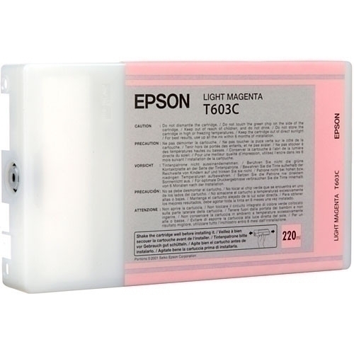 EPSON - CARTUCHO INKJET STYLUS PRO 7800/7880/9800/9880 MAGENTA CLARO 220ML (Ref.T603C00)