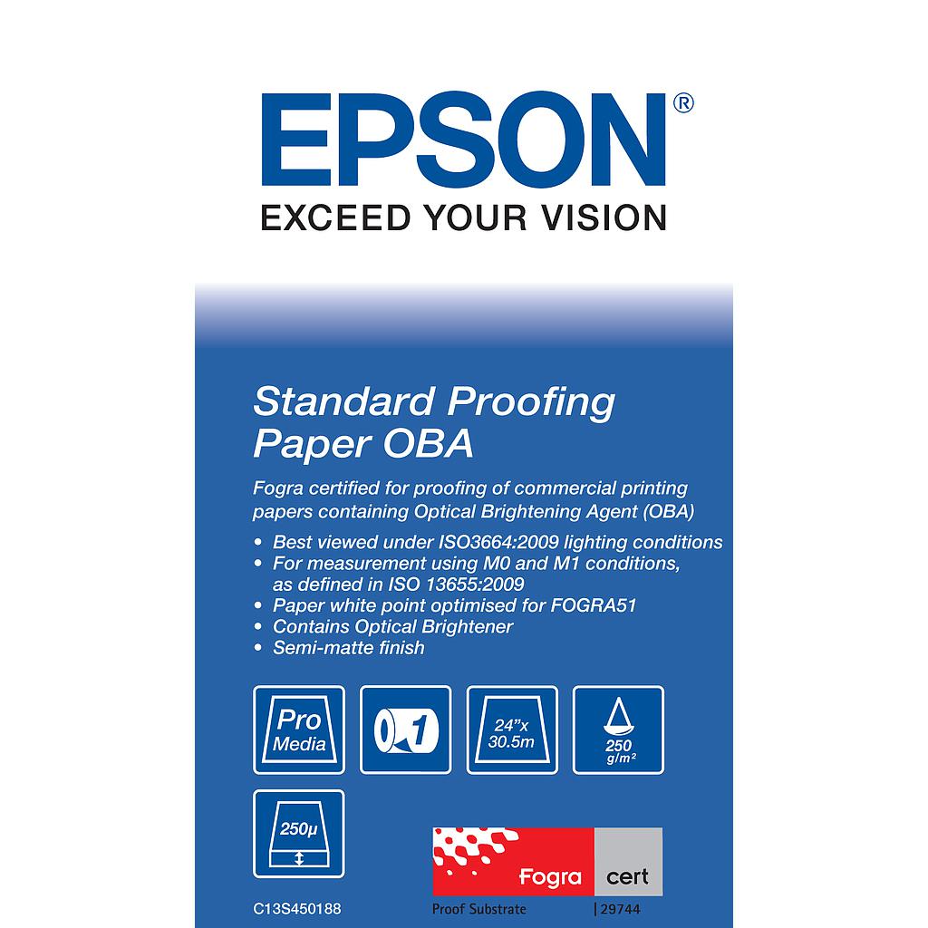 EPSON - Standard Proofing Paper OBA 24 x 30.5 m (Ref.C13S450188)