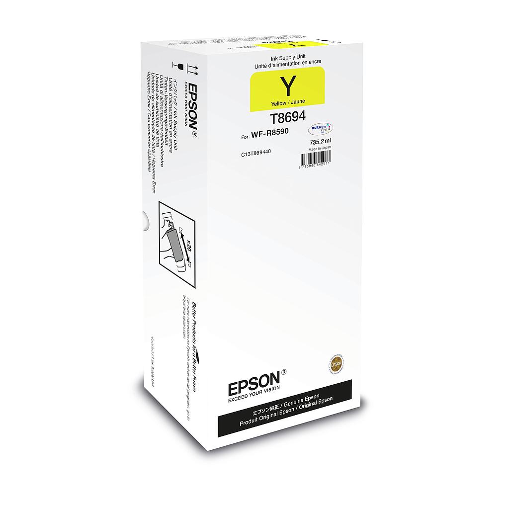 EPSON - Supply unit XXL Amarillo 75000p WF-R8590 (Ref.C13T869440)