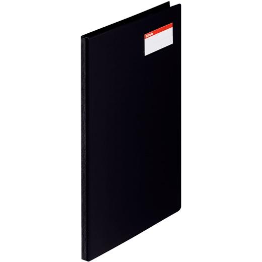 ESSELTE - CARPETA CON MINICLIP LATERAL A4 C/TARJETERO PVC NEGRO (Ref.27347)