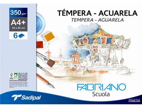 FABRIANO - LAMINAS ACUARELA 24X32 BOLSA DE 6 (Ref.F74233260)