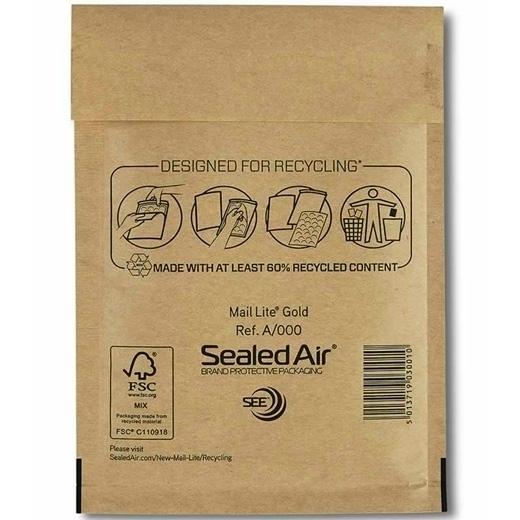 FELLOWES - BOLSA DE BURBUJAS BANKER BOX Nº14 ACOLCHADA 180X265MM KRAFT -PACK DE 10- (Ref.7375401)