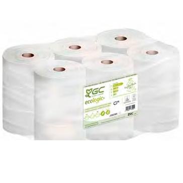 GC ECOLOGIC+ - PAPEL HIGIÉNICO INDUSTRIAL 2 CAPAS Ø170MM PACK 18 ROLLOS (Ref.J282302)