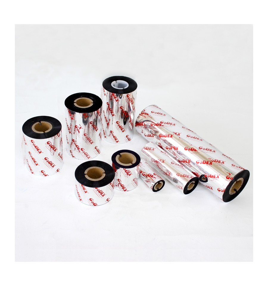 GODEX - Ribbon de Cera Estandar 50mmX300m (10 rollos) (Ref.G500C50E)