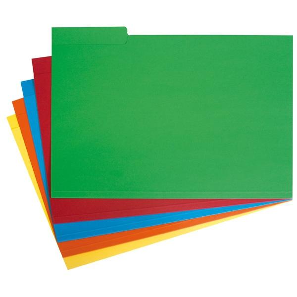 GRAFOPLÁS - SUBCARPETA CON PESTAÑA LATERAL FOLIO CARTULINA ROJO -50U- (Ref.31151)