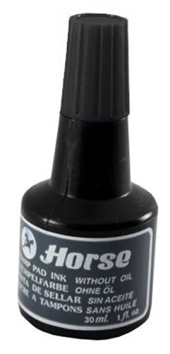 HORSE - TINTA para TAMPÓN NEGRO (Ref.251102)