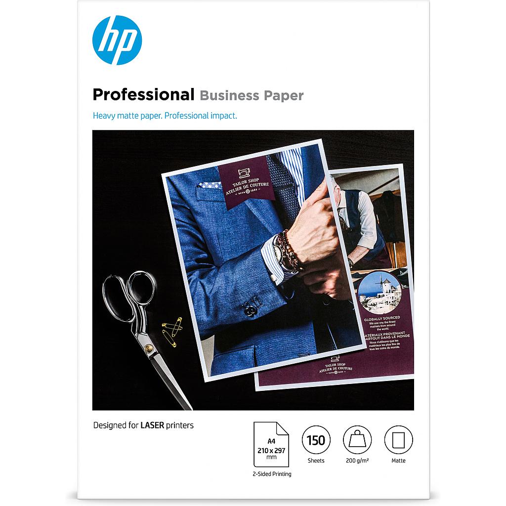 HP - Papel profesional mate A4 200g 150hojas (Ref.7MV80A)