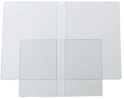 IBERPLAS - FUNDA PORTACARNET PVC (MENUS) 200µ PL.NJ.DOBLE Fº PAQUETE de 25 (Ref.1039C-10)