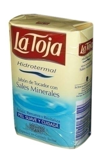 LA TOJA - JABON DE MANOS PASTILLA HIDROTERMAL 125 GRS (Ref.V06056)