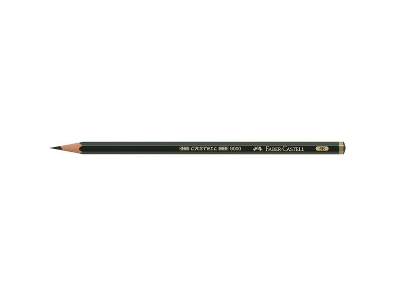 FABER CASTELL - Lápiz 9000 GRADUACIÓN 6B (Ref.119006)