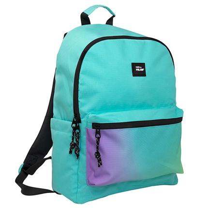 MILAN - MOCHILA URBANA CLÁSICA 2 CREMALLERAS 22L SUNSET VERDE (Ref.624605SN1GR)