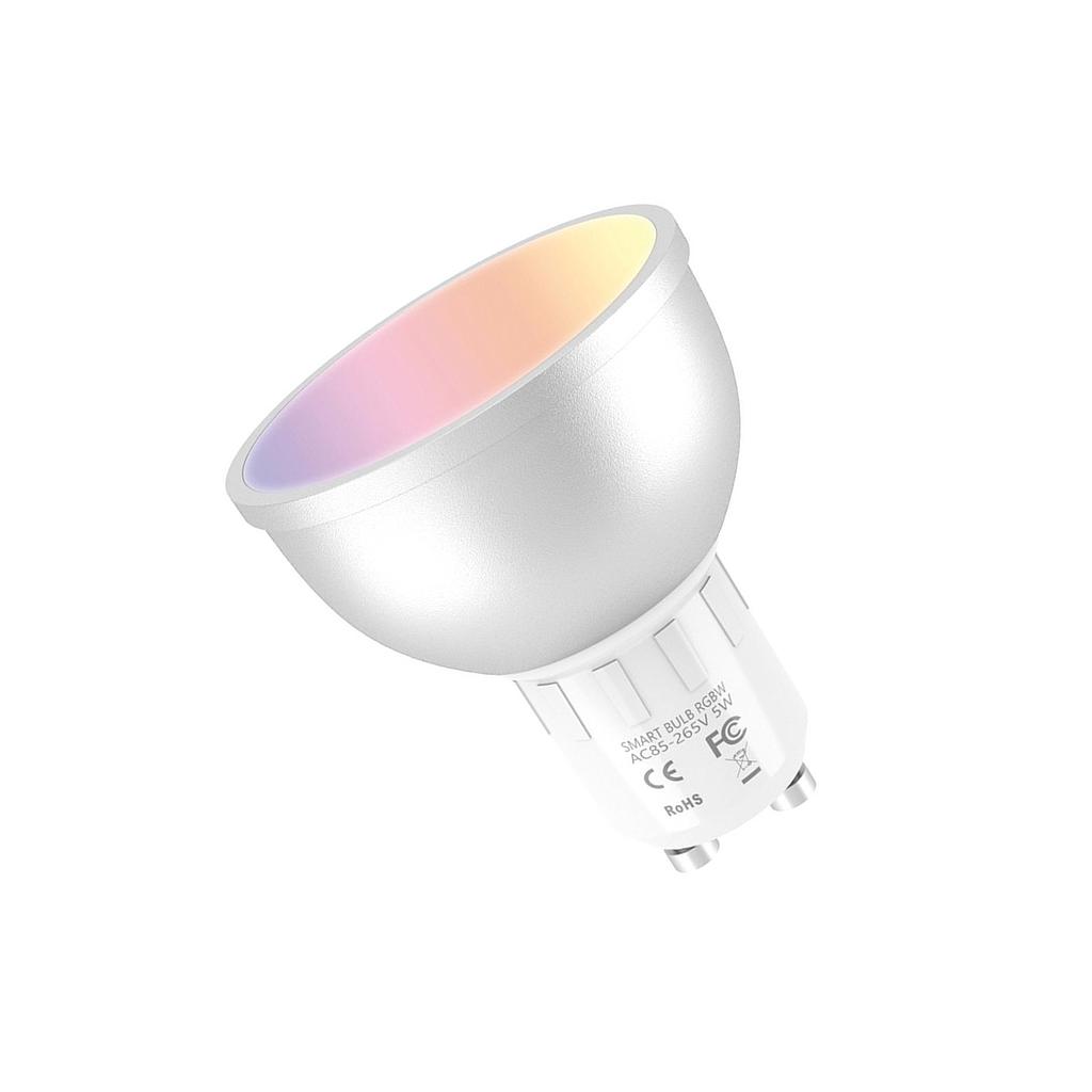 MUVIT - iO bombilla inteligente GU10/5W/400lm RGB+Blancos D50 H56 (Tasa RAEE incluida) (Ref.MIOBULB014)