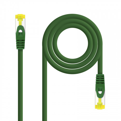 NANOCABLE - Cable de red latiguillo RJ45 LSZH Cat.6A SFTP AWG26, Verde, 1.0 m (Ref.10.20.1901-GR)