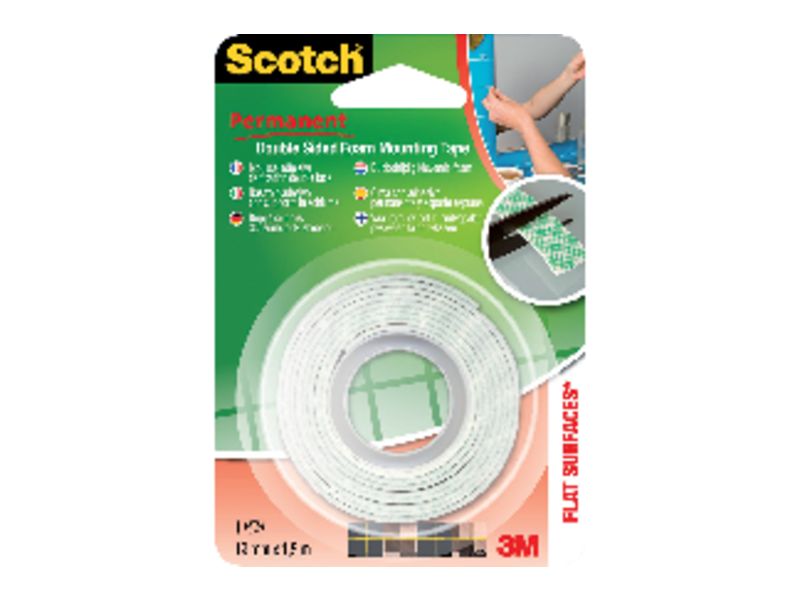 SCOTCH - Cinta DE MONTAJE BLANCA DE DOBLECARA 19 MM x1,5M70016072814 (Ref.UU008297135)