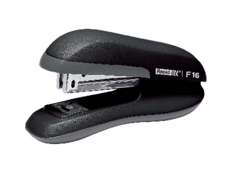 RAPID - Grapadora F16 30 hojas Negra 1/2 Carga 55 mm (Ref.23810501)